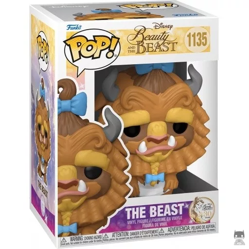 Figurine Funko POP La Bête avec Cheveux Bouclés (La Belle et la Bête)