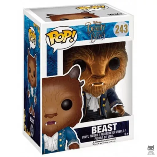 Figurine Funko POP La Bête (Flocked) (Hot Topic)