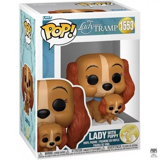 Figurine Funko POP Lady avec Chiot (La Belle et le Clochard)