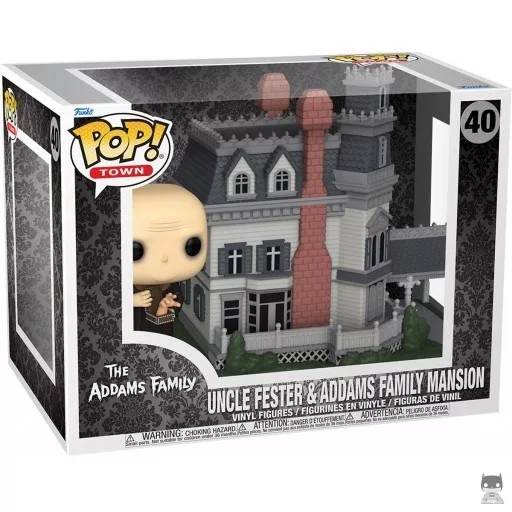 Figurine Funko POP Oncle Fester & le Manoir de La Famille Addams (La Famille Addams)