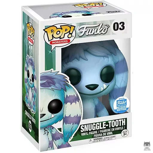Figurine Funko POP Snuggle-Tooth (Bleu) (Exclusive)