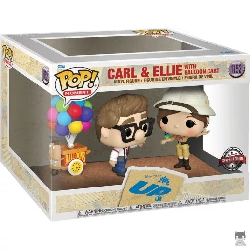 Figurine Funko POP Carl & Ellie avec Chariot de Ballons (Box Lunch)