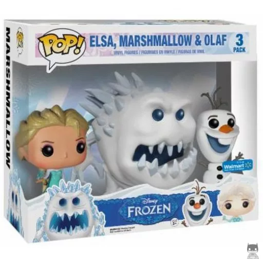 Figurine Funko POP Elsa, Guimauve & Olaf (La Reine des Neiges)