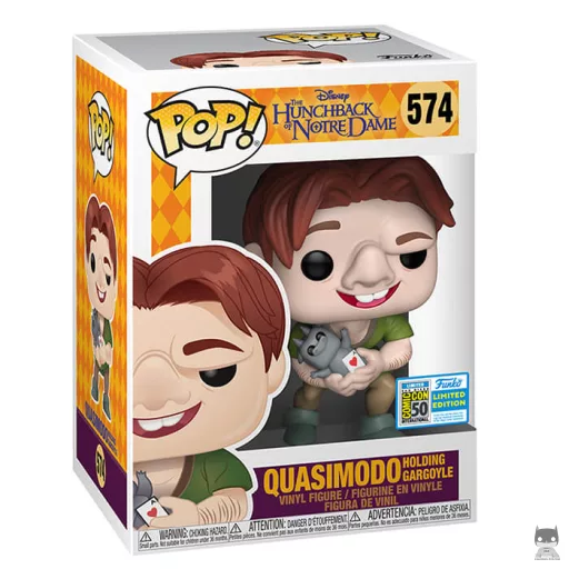 Figurine Funko POP Quasimodo tenant une Gargouille (Le Bossu de Notre-Dame)
