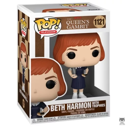 Figurine Funko POP Beth Harmon avec Trophées (Le jeu de la Dame)