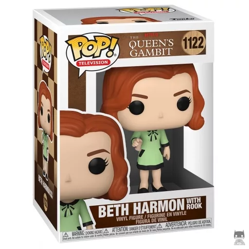 Figurine Funko POP Beth Harmon avec la Tour (Le jeu de la Dame)