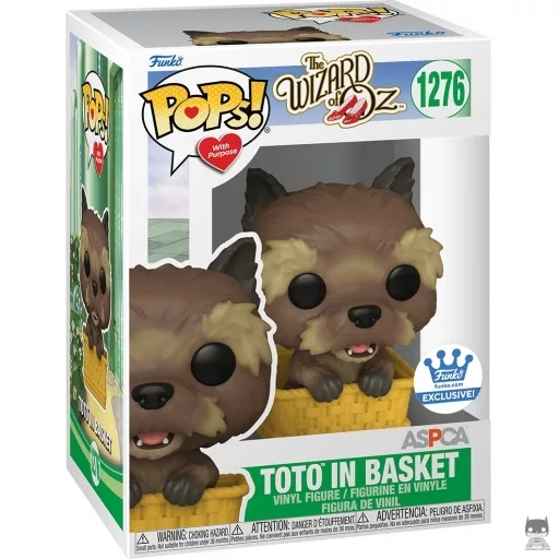 Figurine Funko POP Toto dans le panier (Funko Shop)