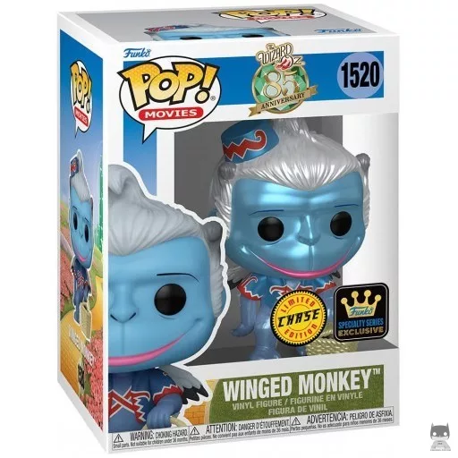 Figurine Funko POP Singe avec des Ailes (Chase & Metallic) (Le Magicien d'Oz)