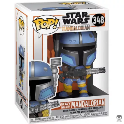 Figurine Funko POP Le Mandalorien Infanterie Lourde (Bobble head)