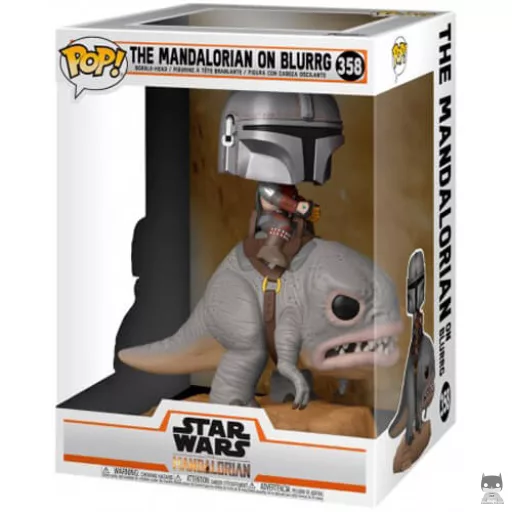 Figurine Funko POP Le Mandalorien sur Blurrg (Bobble head)
