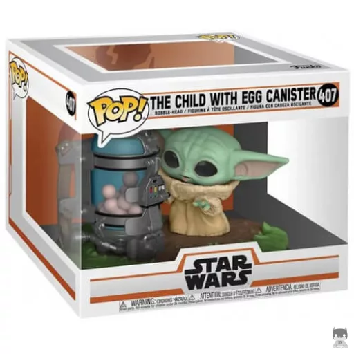 Figurine Funko POP L'Enfant avec boîte à œufs (Le Mandalorien (Star Wars))