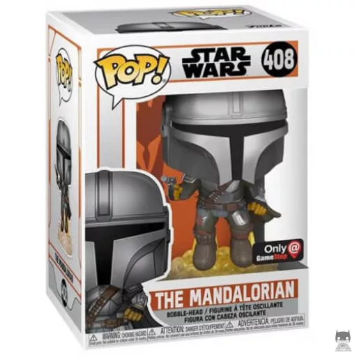 Figurine Funko POP Le Mandalorien en Jet Pack (GameStop)