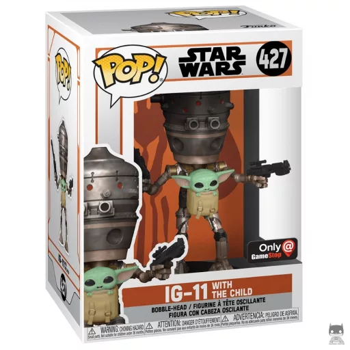 Figurine Funko POP IG-11 avec l'Enfant (GameStop)