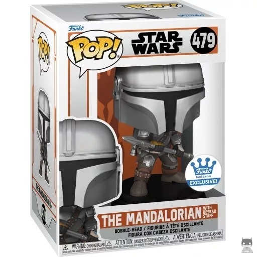 Figurine Funko POP Le Mandalorien avec Lance Beskar (Le Mandalorien)