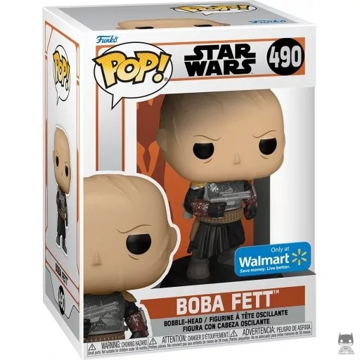 Figurine Funko POP Boba Fett sans Casque (Le Mandalorien (Star Wars))