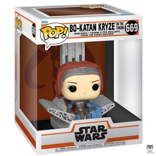 Figurine Funko POP Bo-Katan Kryze sur le Trône (Bobble head)
