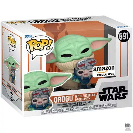 Figurine Funko POP Grogu avec Anzellan Droidsmith (Amazon)