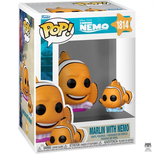 Figurine Funko POP Marlin avec Nemo (Le Monde de Nemo)