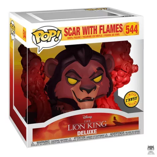 Figurine Funko POP Scar avec des flammes (Chase) (Le Roi Lion)