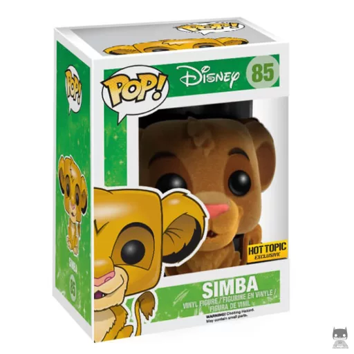 Figurine Funko POP Simba (Flocked) (Le Roi Lion)