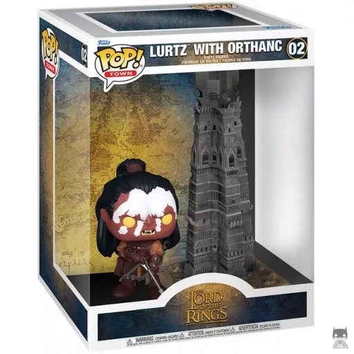 Figurine Funko POP Lurtz avec Orthanc (Le Seigneur des Anneaux)