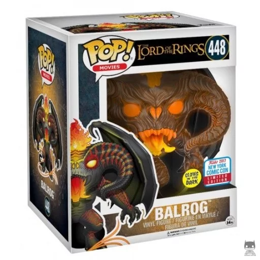 Figurine Funko POP Balrog (Glow in the Dark & Supersized) (Glow in the Dark)
