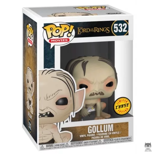 Figurine Funko POP Gollum avec Poisson (Chase) (Chase)