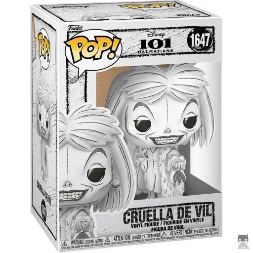 Figurine Funko POP Cruella d'Enfer (Esquisse) (Les 101 Dalmatiens)