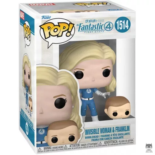 Figurine Funko POP Femme Invisible & Franklin (Bobble head)