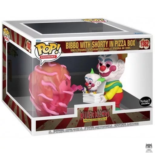Figurine Funko POP Bibbo avec Shorty dans la Boîte à Pizza (Les Clowns tueurs venus d'ailleurs)