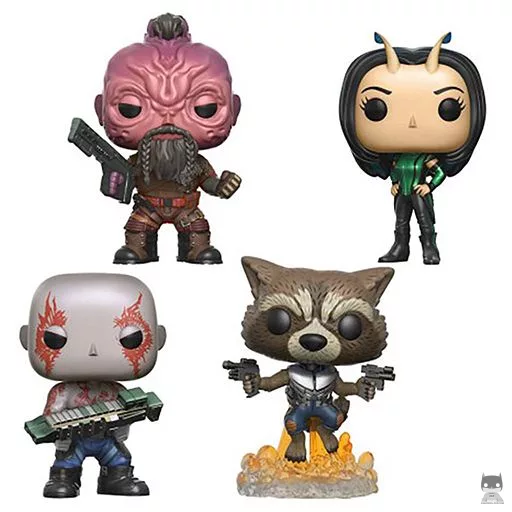 Figurine Funko POP Drax, Rocket, Taserface & Mantis (Pop! Vinyl)