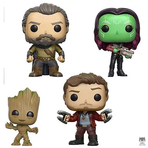 Figurine Funko POP Groot, Star-Lord, Ego & Gamora (Pop! Vinyl)