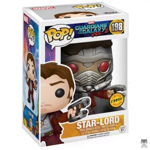 Figurine Funko POP Star-Lord (Chase) (Les Gardiens de la Galaxie vol.2)