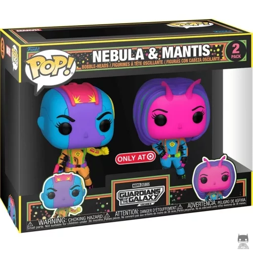 Figurine Funko POP Nebula & Mantis (Blacklight) (Exclusive)