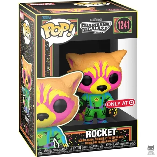Figurine Funko POP Rocket (Blacklight) (Target)