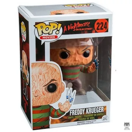 Figurine Funko POP Freddy Krueger sans chapeau (Les Griffes de la nuit)