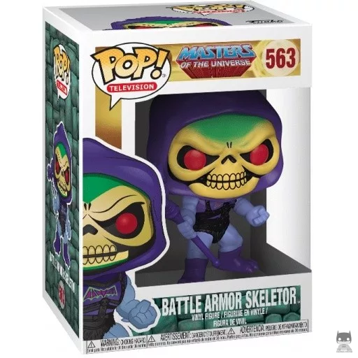 Figurine Funko POP Skeletor avec Armure de Combat (Metallic)