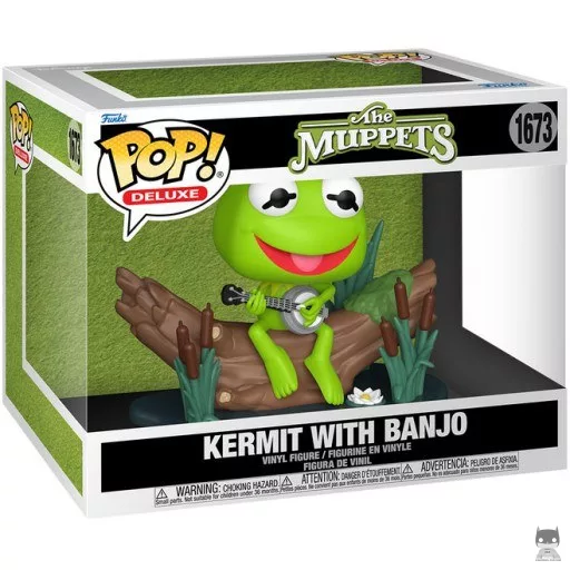 Figurine Funko POP Kermit avec Banjo (Les Muppets)