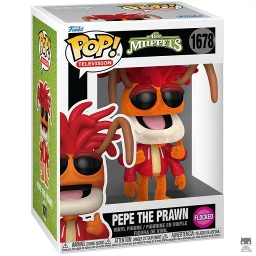Figurine Funko POP Pépé le Roi Crevette (Flocked) (Les Muppets)