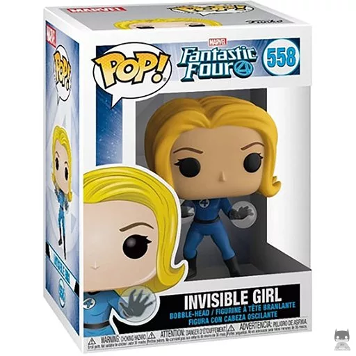 Figurine Funko POP Femme Invisible (Bobble head)