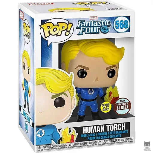 Figurine Funko POP Torche Humaine (Glow in the Dark)