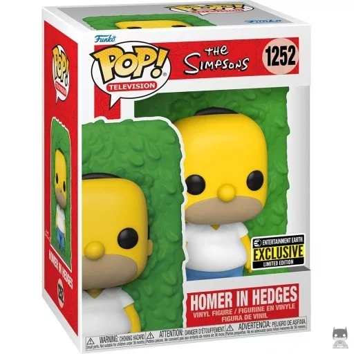 Figurine Funko POP Homer dans les Haies (Entertainment Earth)