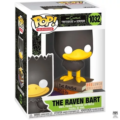Figurine Funko POP Bart en Corbeau (Les Simpson : Horrow Show)