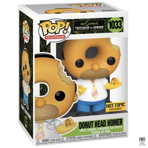 Figurine Funko POP Homer avec tête de Donut (Hot Topic)