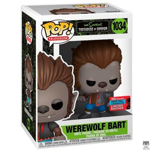 Figurine Funko POP Bart en Loup-Garou (Les Simpson : Horrow Show)