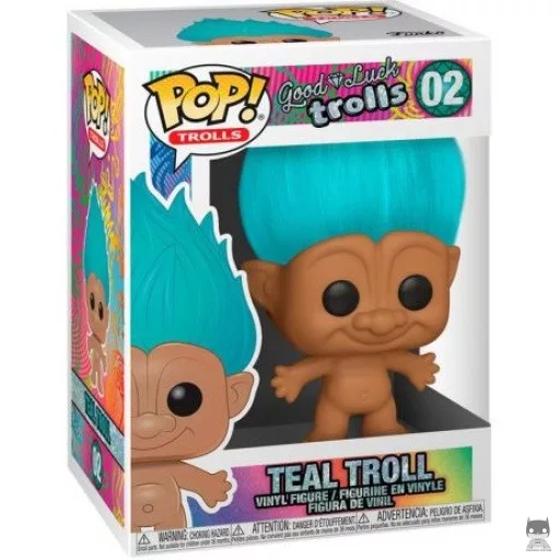 Figurine Funko POP Troll Bleu Sarcelle (Les Trolls)