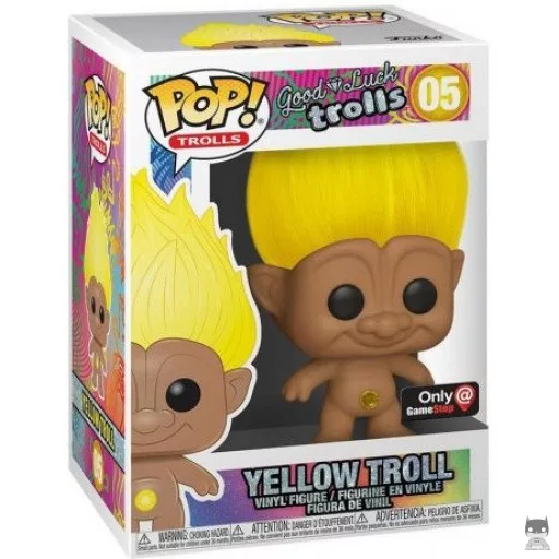 Figurine Funko POP Troll Jaune (Color variant)
