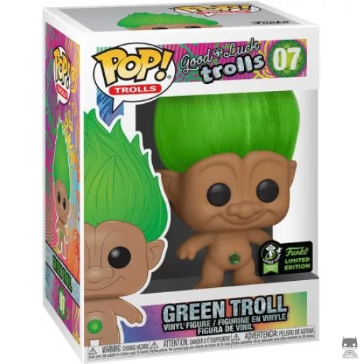 Figurine Funko POP Troll Vert (Exclusive)