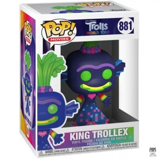 Figurine Funko POP Roi Trollex (Les Trolls)