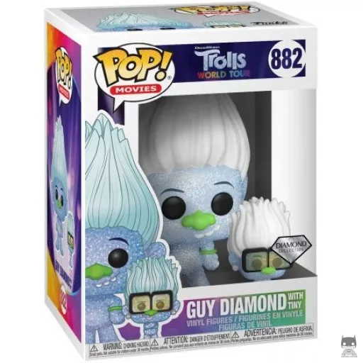 Figurine Funko POP Guy Diamond avec Tiny Diamond (Diamond Glitter) (Guy Diamond)